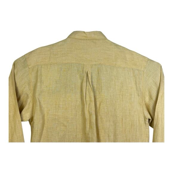 Tommy Bahama Button Up 100% Linen Shirt Mens Large Casual Island Soft - Picture 6 of 14